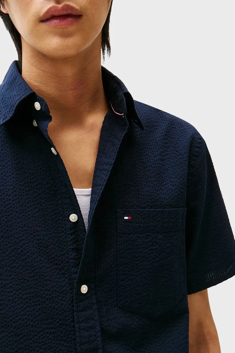 Yengi kalta ko'ylak SEERSUCKER SOLID SS RF  SHIRT 4