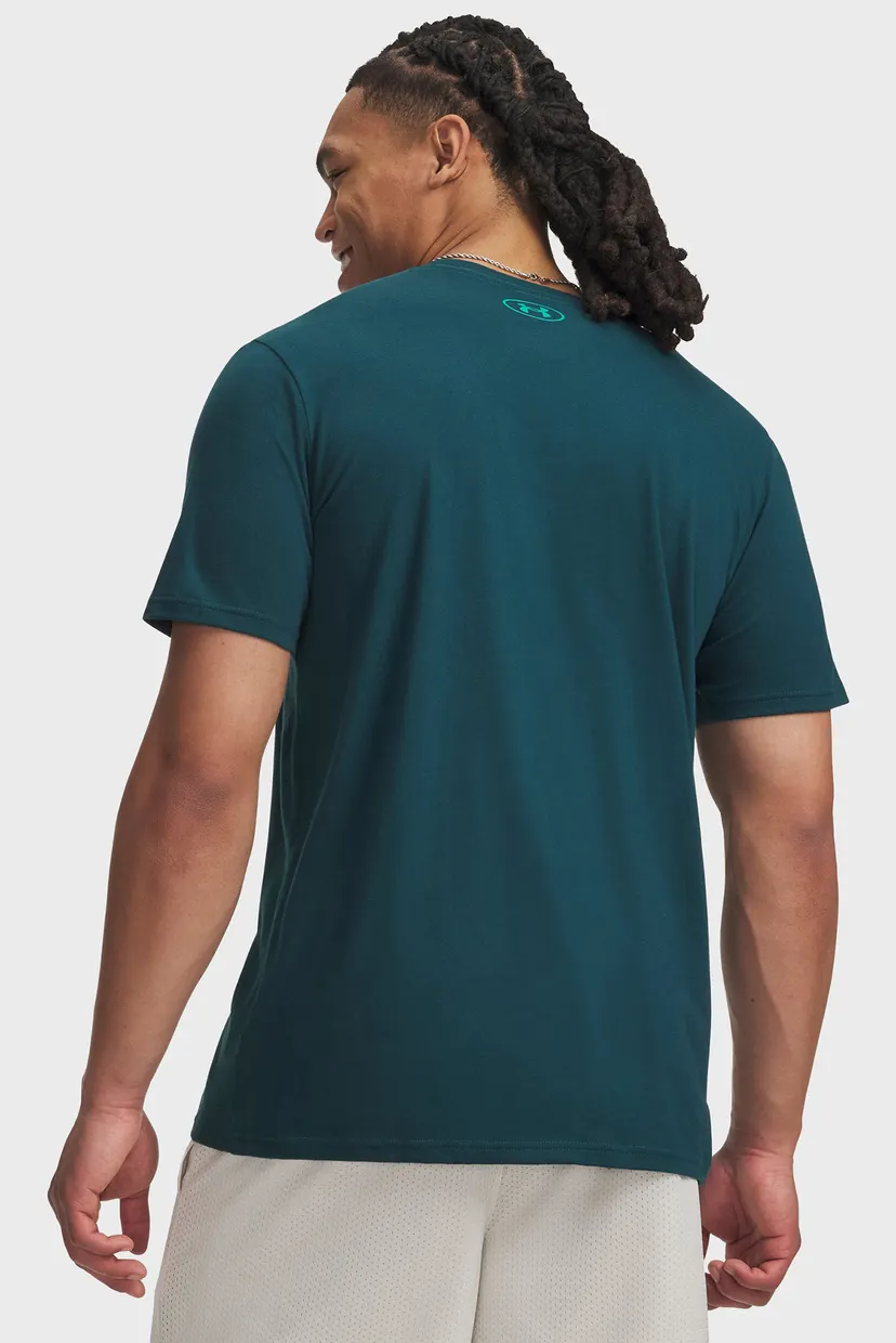 Futbolka UA TEAM ISSUE WORDMARK SS-GRN 3