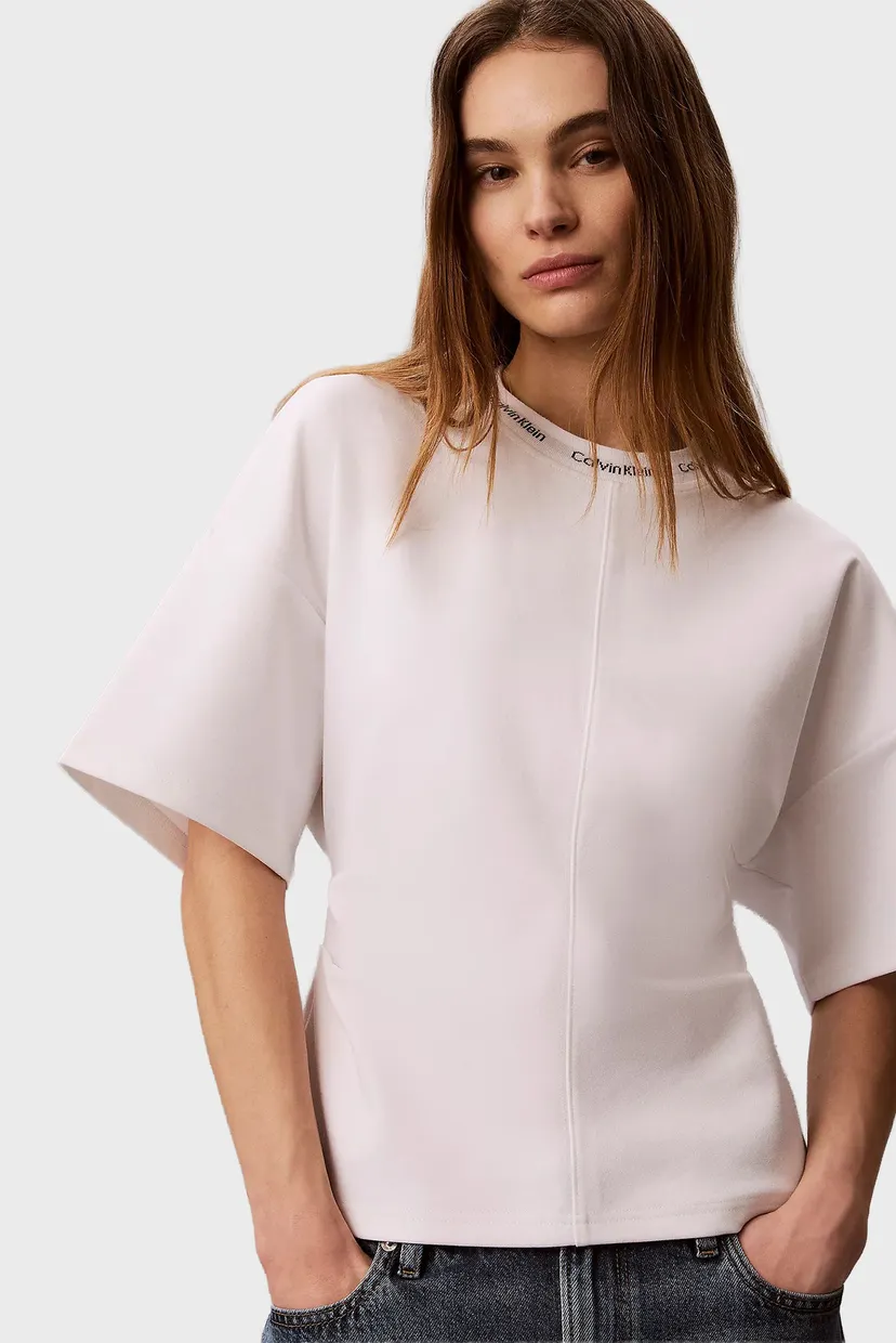 Футболка/SS LOGO NECK DETAIL INTERLOCK TO 4