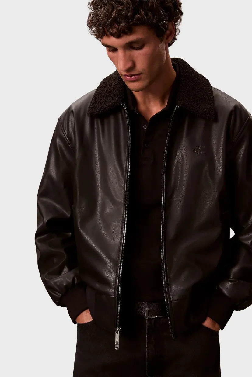 Куртка джинсовая LS FAUX LEATHER SHERPA COLLAR BO 5