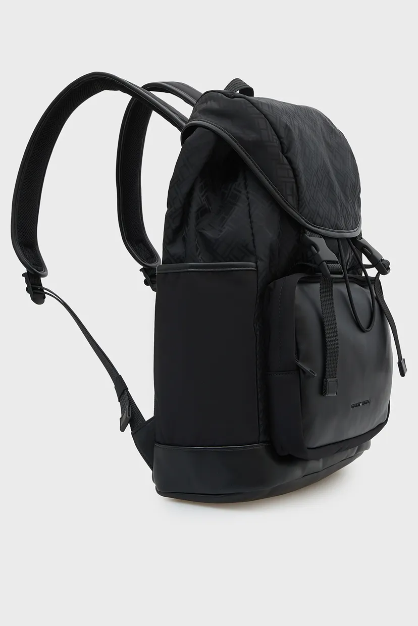 Ryukzak/TH NYLON JAQUARD FLAP BACKPACK 3