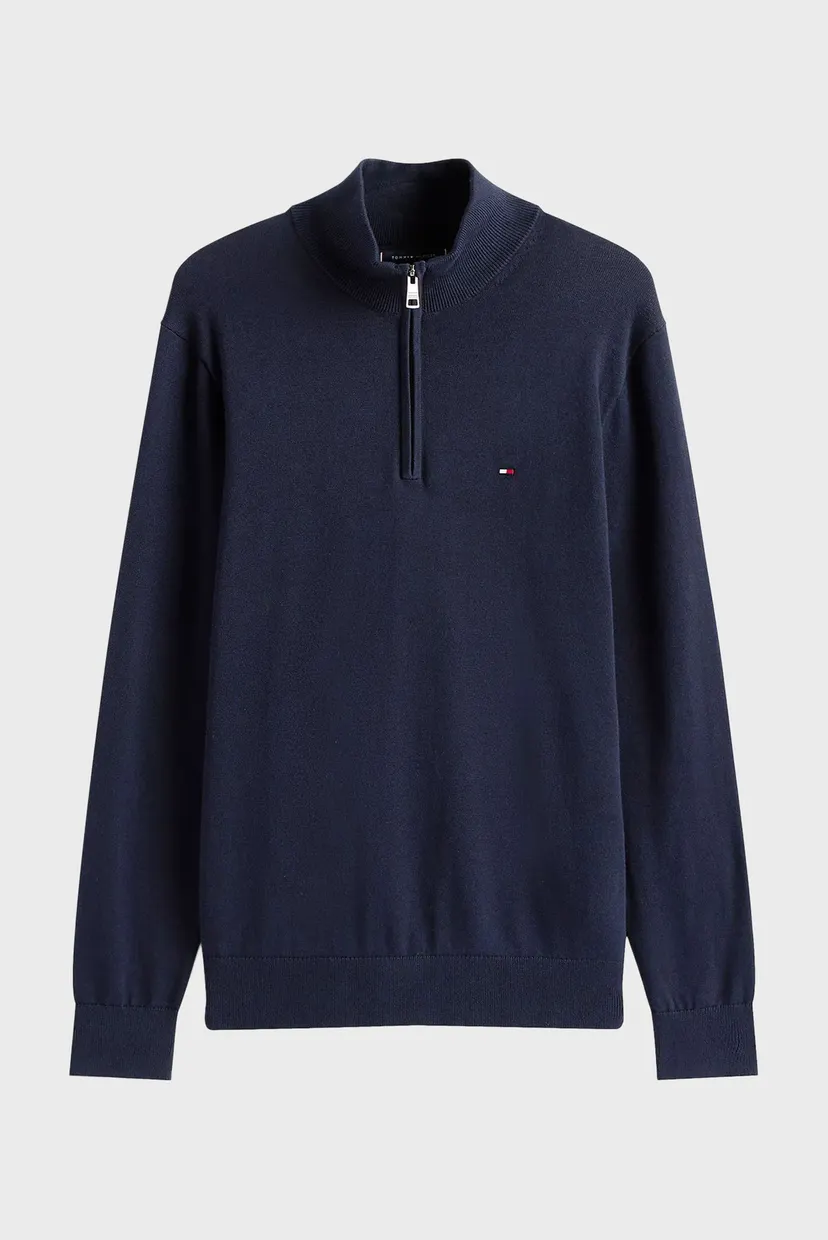 Свитер ESSENTIAL COTTON ZIP MOCK 5