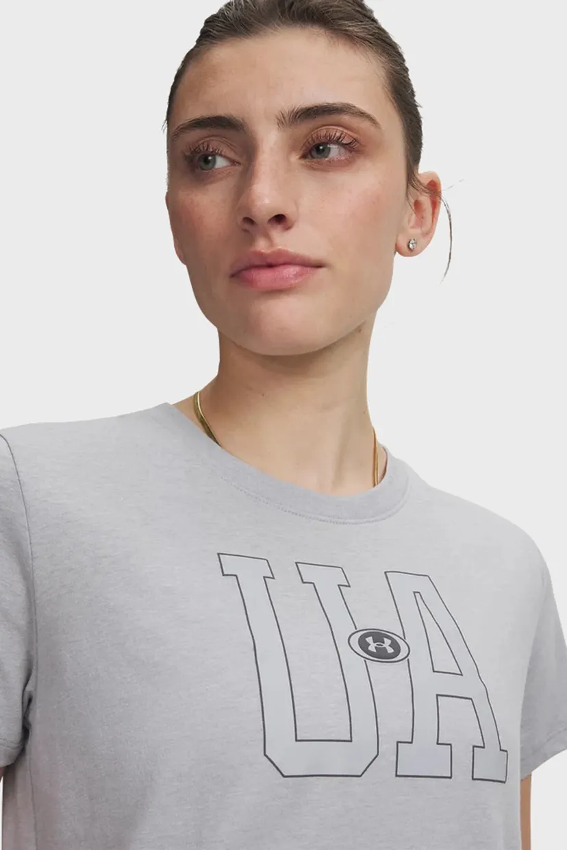 Футболка UA W ICON FLCE GRAPHC SS-GRY 3