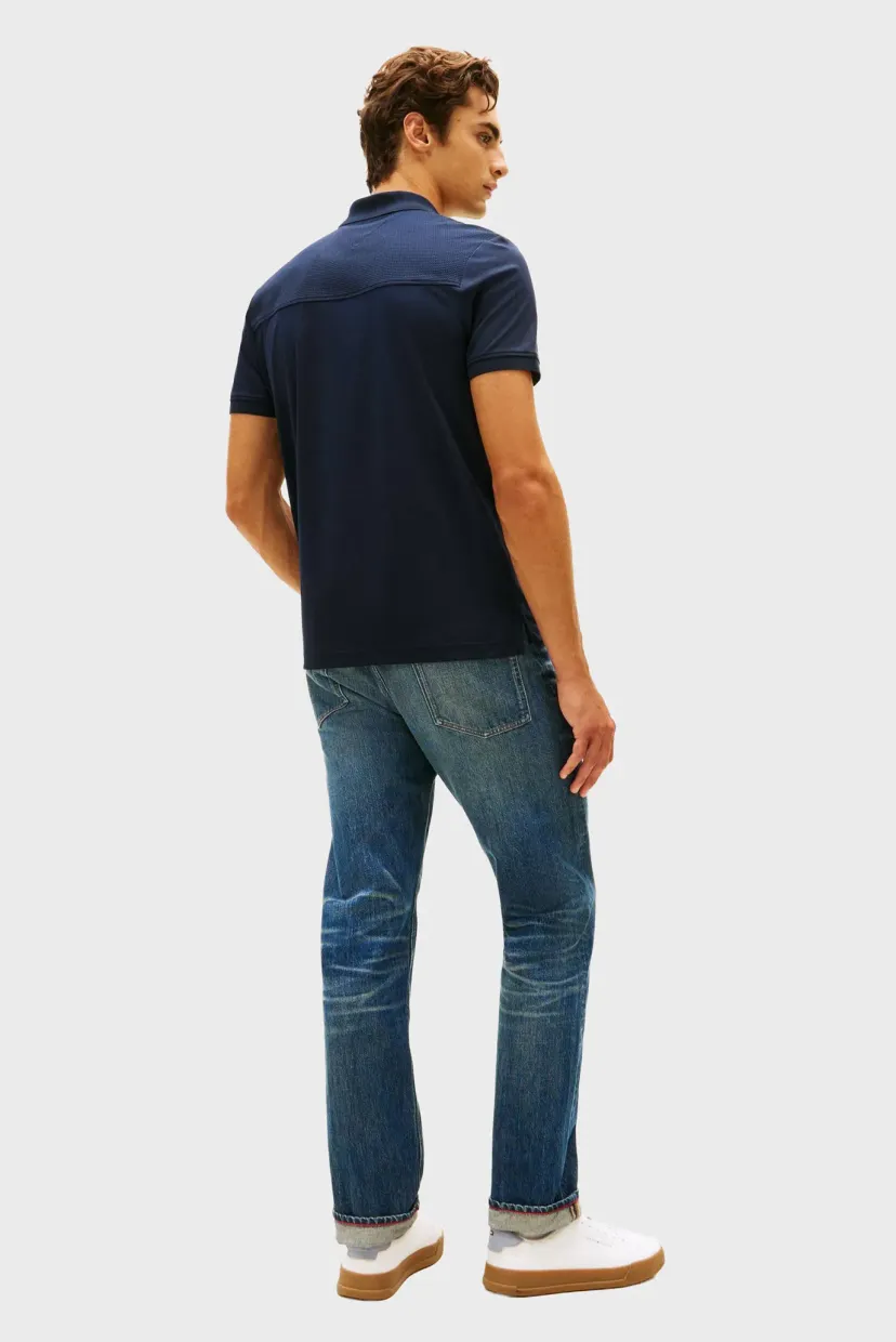 Polo LIQUID COTTON RWB ZIP REG POLO 3
