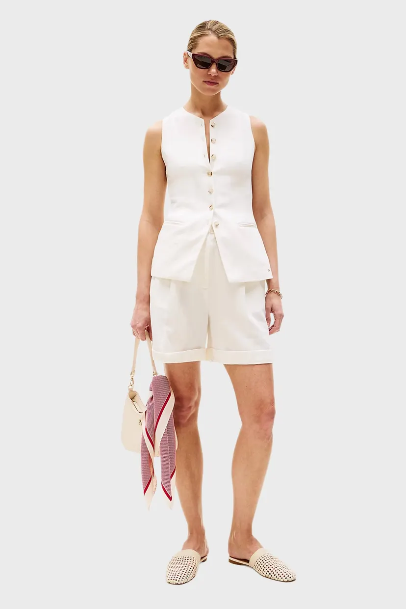 Jilet LINEN MIX SLIM WAISTCOAST TOP 3