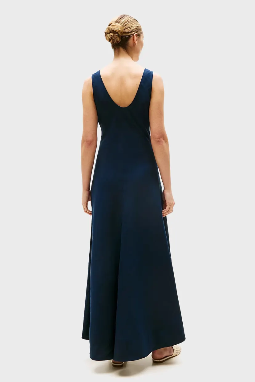 Koʻylak TEXTURED LINEN TANK MAXI DRESS 3