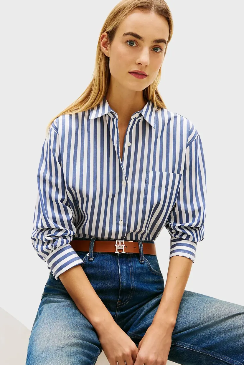 Ko'ylak/ESS POPLIN EASY FIT SHIRT 4