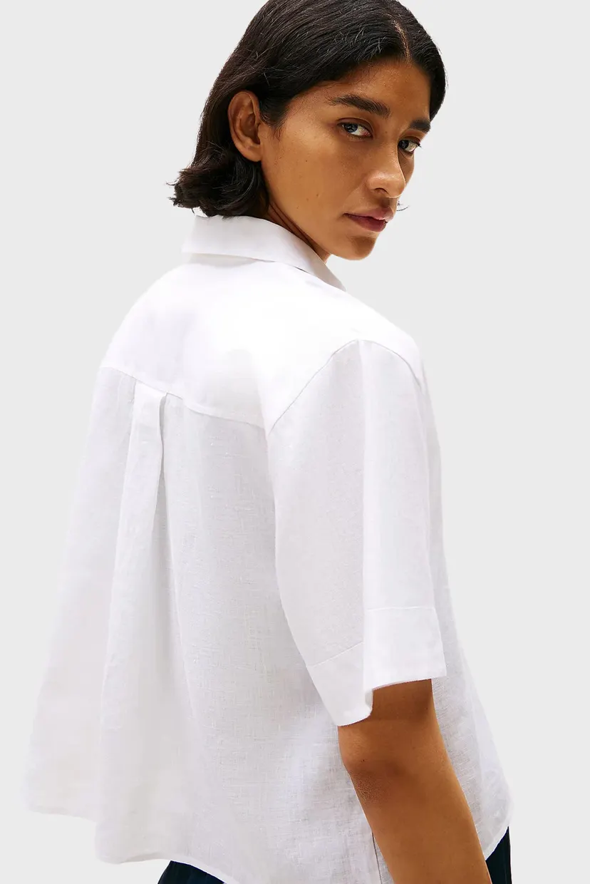Yengi kalta ko'ylak ESS LINEN RELAXED S S SHIRT 5