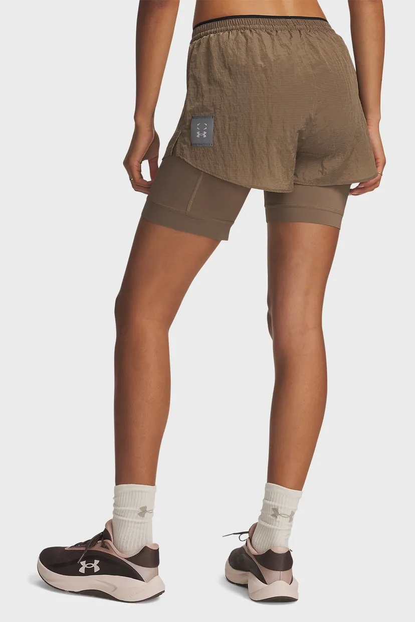 Шорты UA HB Run Short-BRN 3