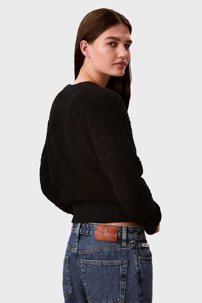 Свитер/BOUCLE LOGO CREWNECK SWEATER 4