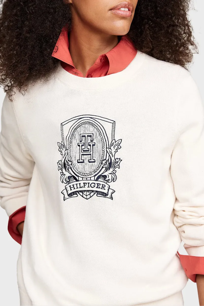 Sviter CREST GRAPHIC C-NK SWEATER 4