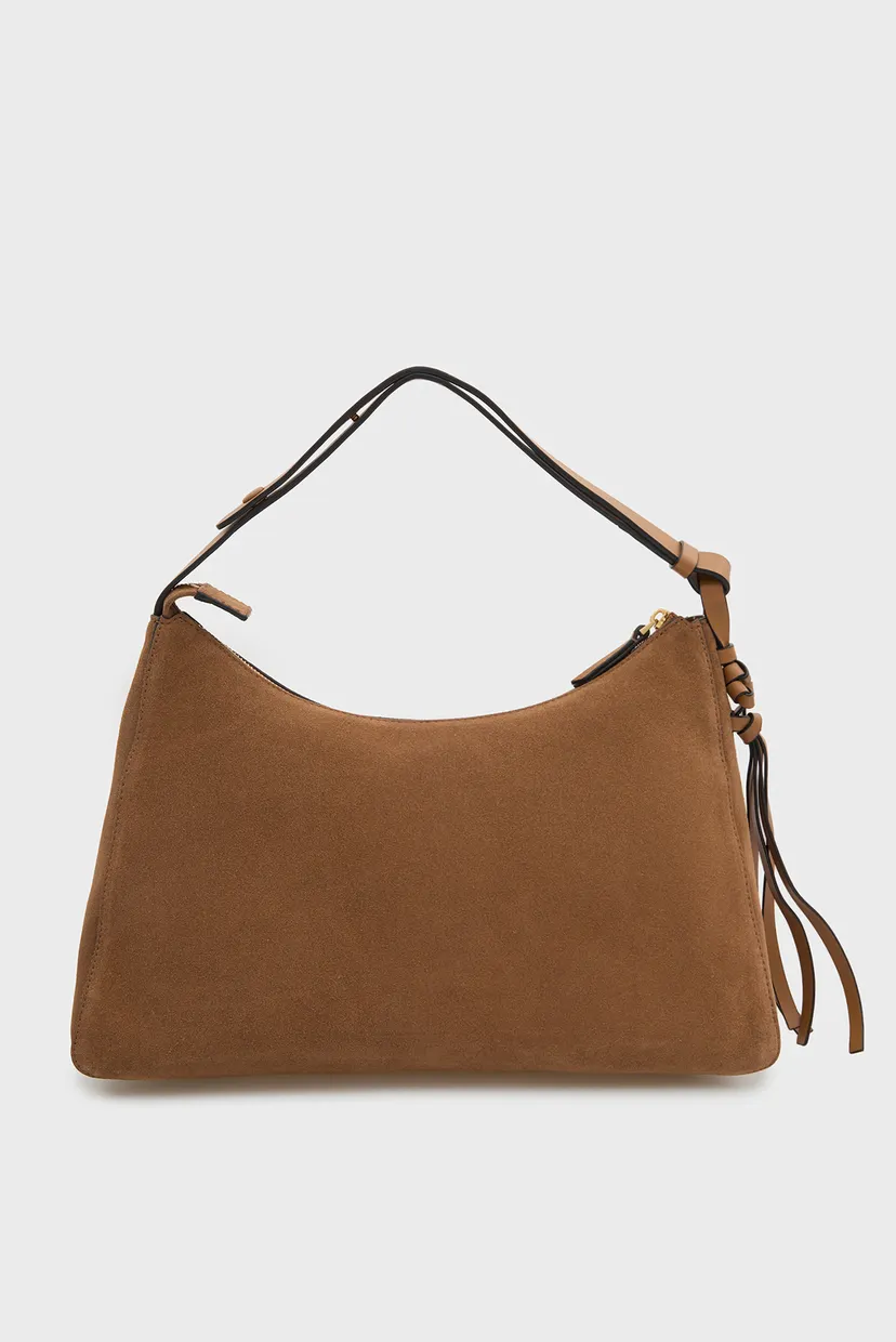 Сумка TH STATEMENT SHOULDER BAG SUEDE 4