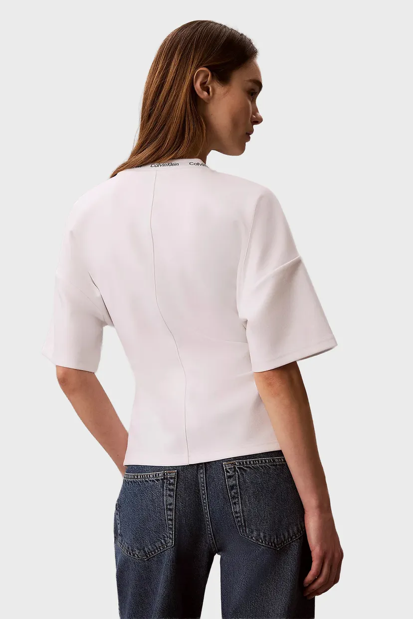 Футболка/SS LOGO NECK DETAIL INTERLOCK TO 3