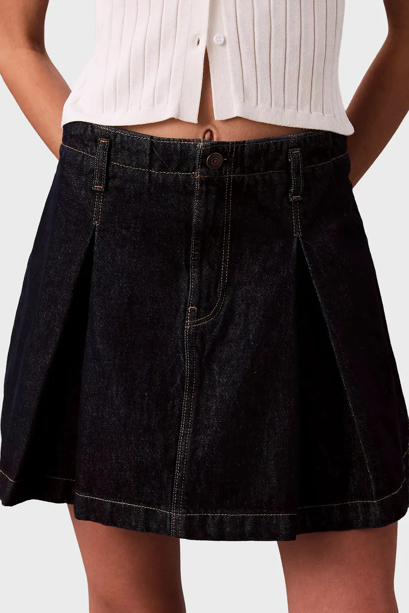 Юбка PLEATED DENIM SKIRT CK CLASSIC R 4