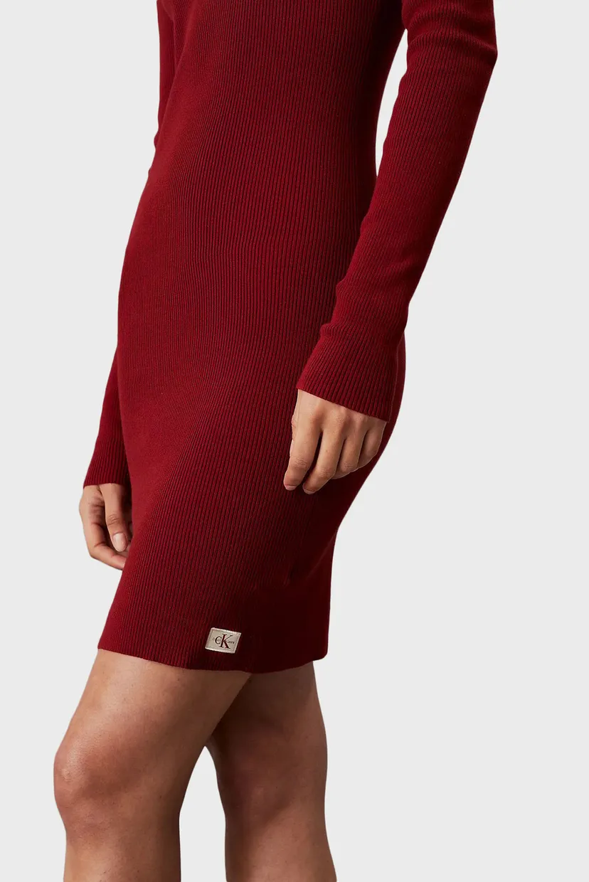 Koʻylak WOVEN LABEL TIGHT SWEATER DRESS 4