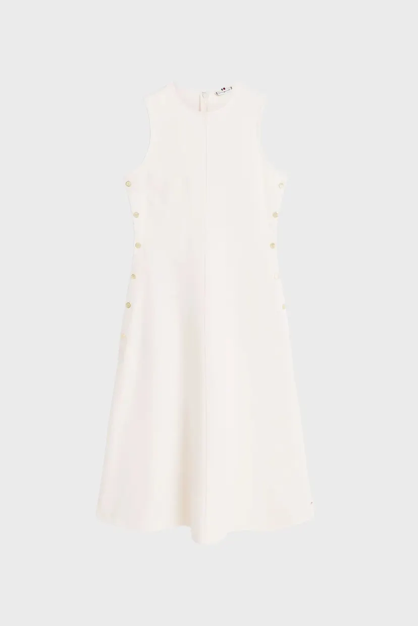 Платье/GOLD BUTTON LONG MIDI DRESS NS 5
