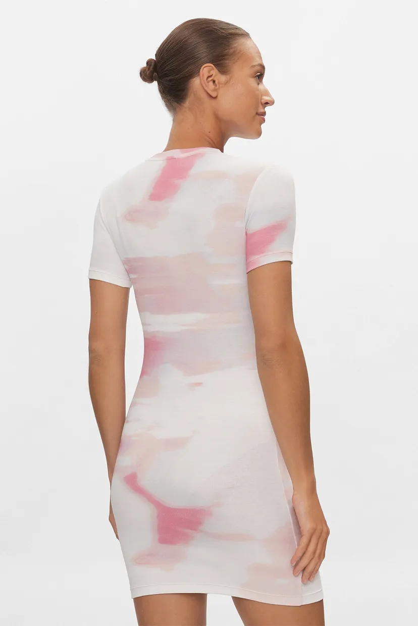 Koʻylak AOP RIB SHORT SLEEVE DRESS 3