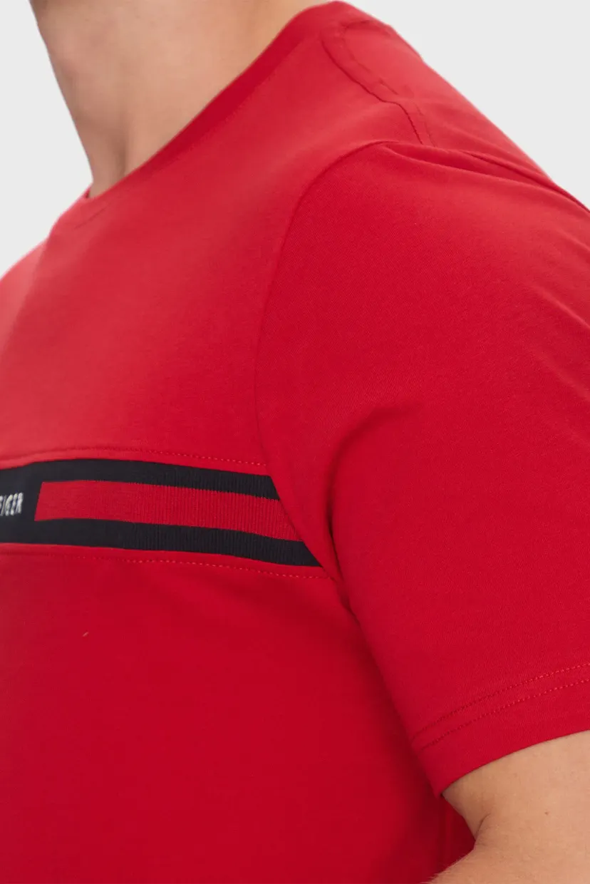 Futbolka/HILFIGER CHEST INSERT TEE 5