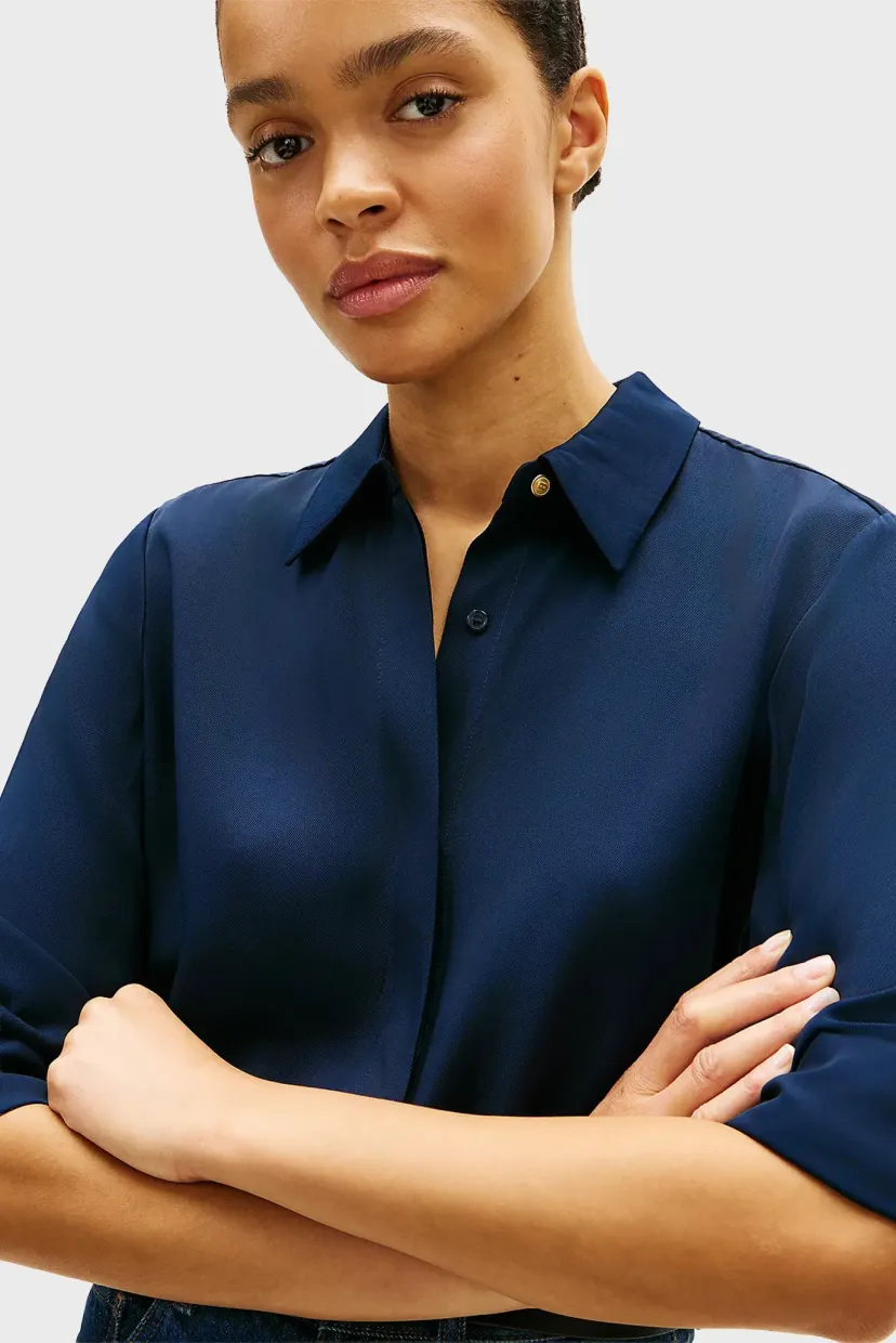 Bluzka VIS TWILL BUTTON UP SHIRT 4