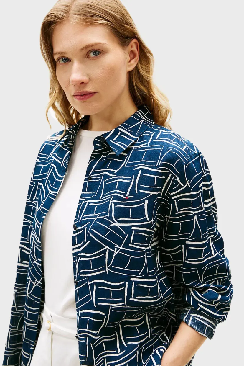 Рубашка ESS LINEN RELAXED SHIRT 4