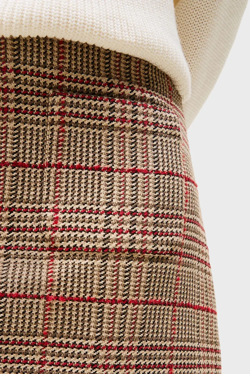 Yubka SEASONAL TEXTURE MINI SKIRT 4