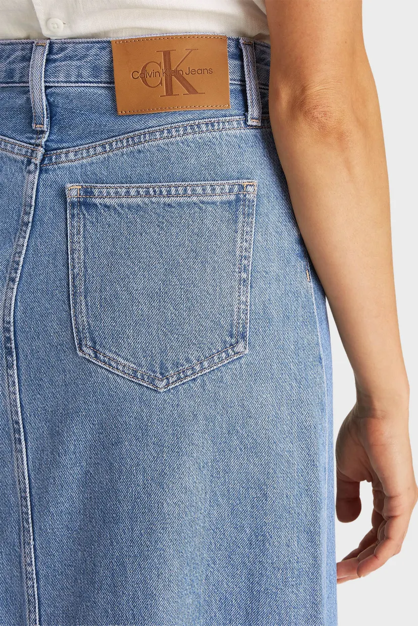 Юбка A-LINE MAXI DENIM SKIRT 4