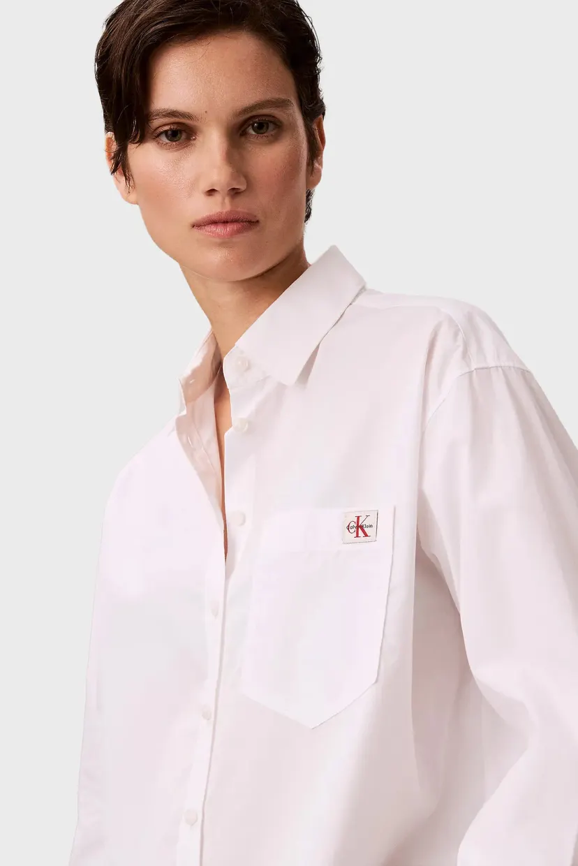Ko'ylak/COTTON POPLIN RELAXED SHIRT WOVE 4