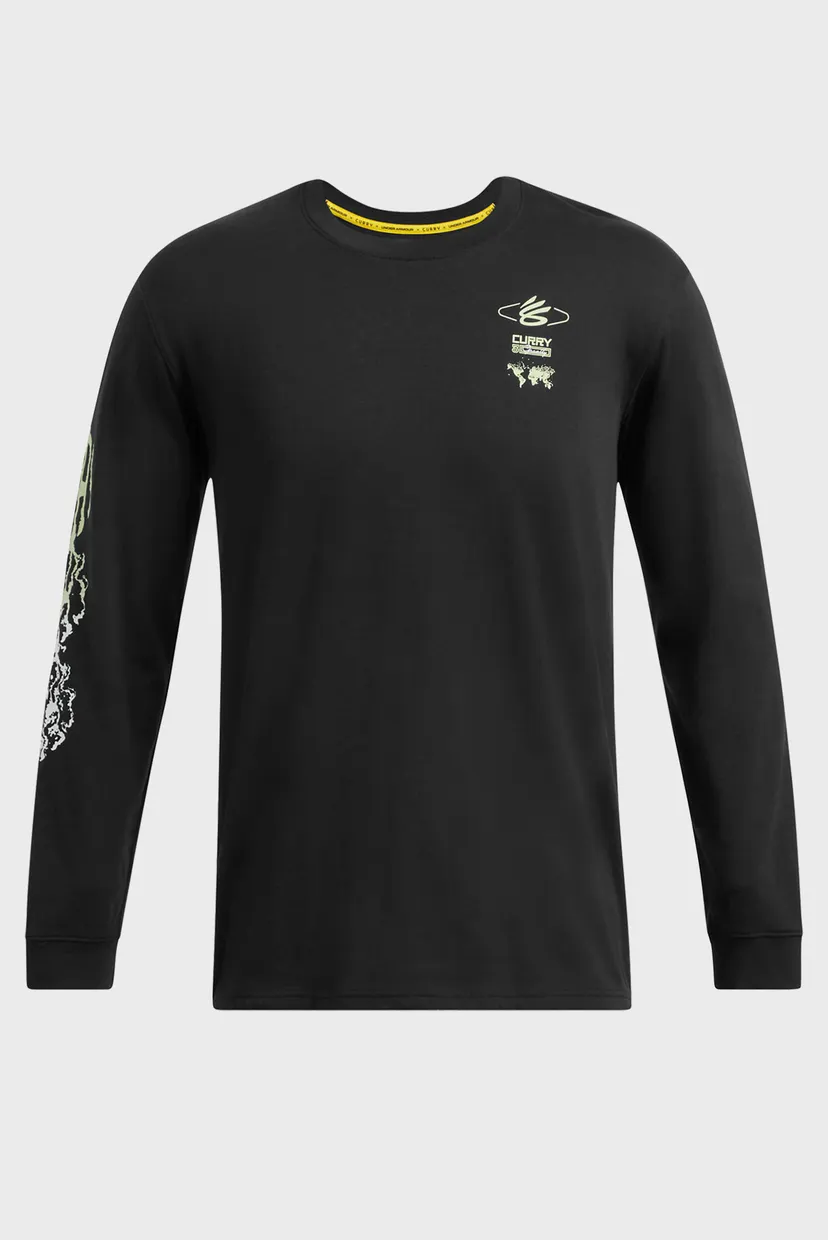 Uzun yengli futbolka Curry HW Verbiage LS Tee 3