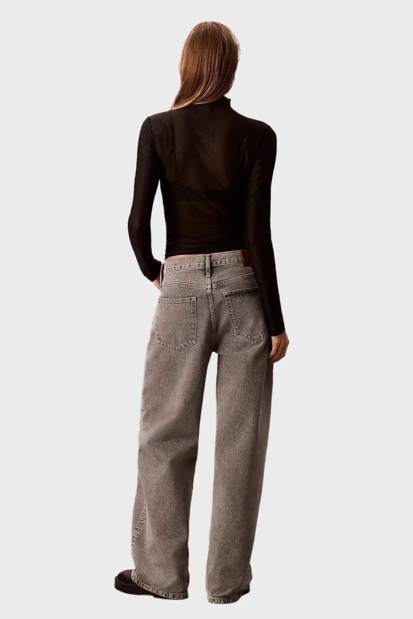 Jins shim THE WIDE LEG GREY STERLING 3