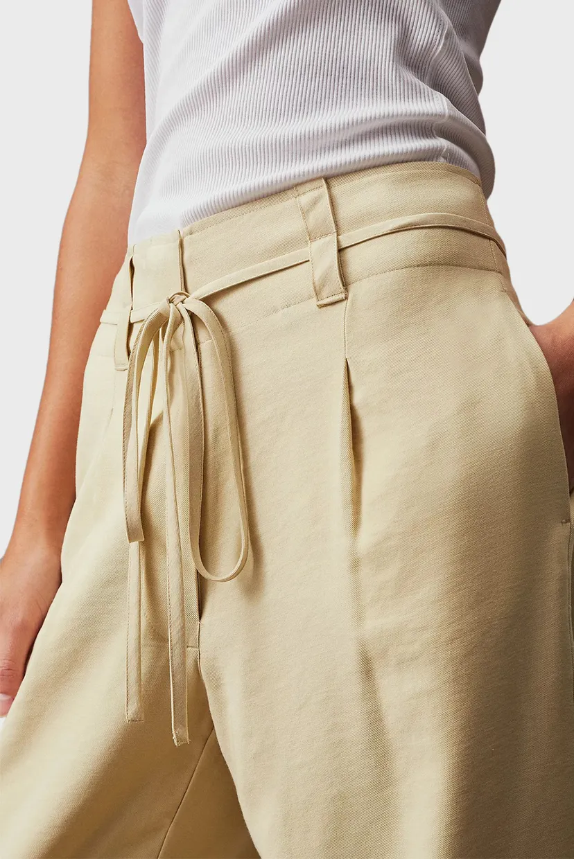 Штаны WAIST TIES TAPERED TWILL PANT 4