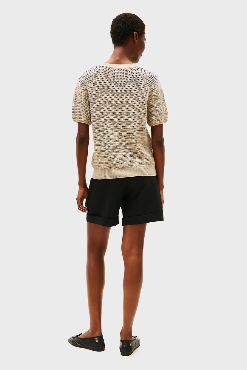 Свитер POINTELLE CROCHET SS C-NK SWT 4