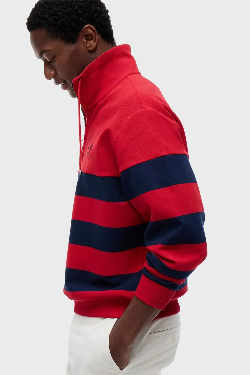 Реглан NAUTICAL BLOCK STRIPE 1 4 ZIP 3