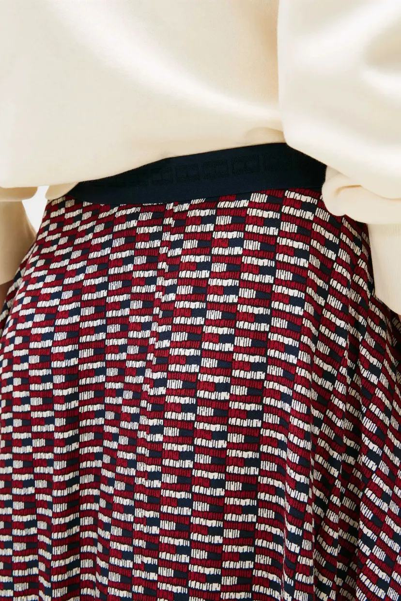 Юбка VIS TWILL A-LINE MIDI SKIRT 4