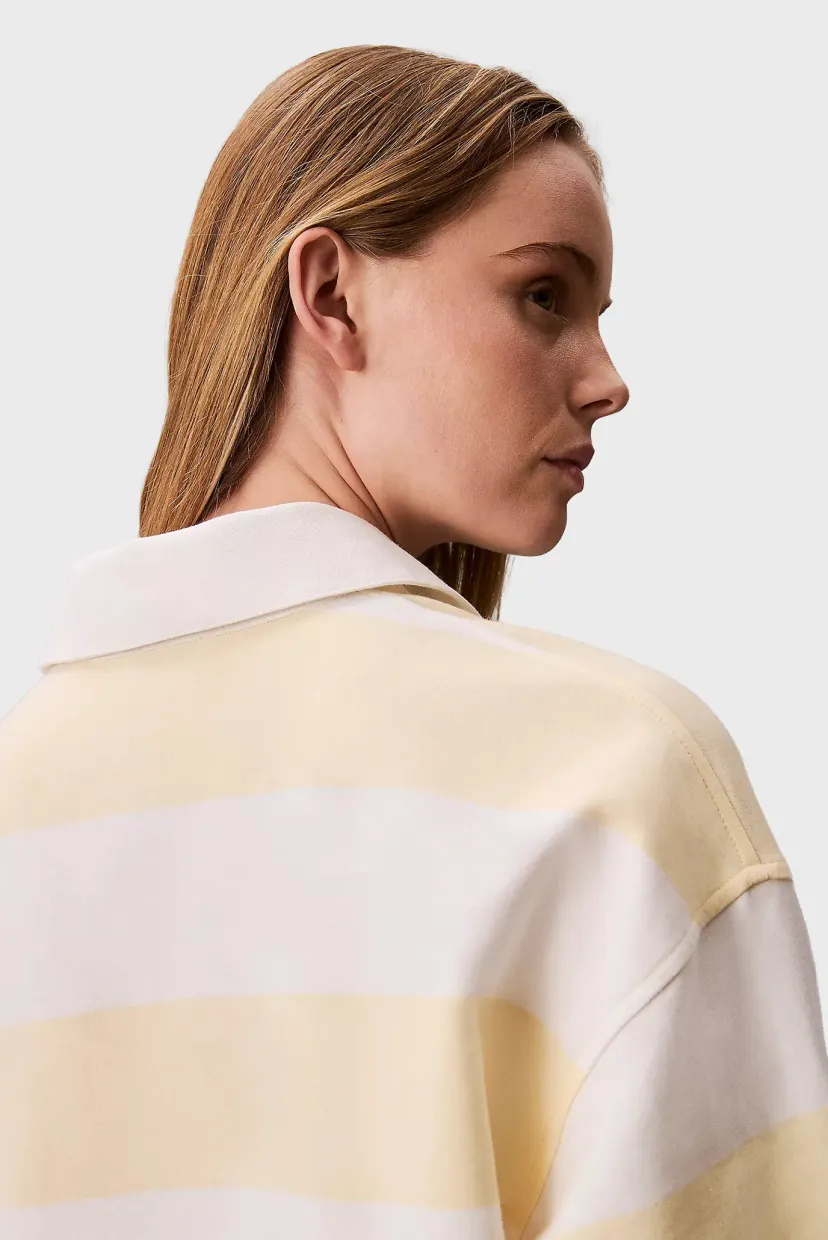 Koʻylak/LS VARSITY STRIPE MINI POLO DRES 6