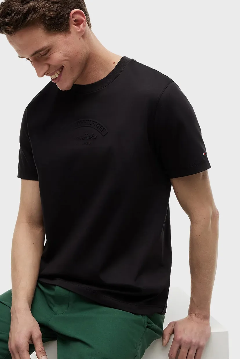 Футболка/INTERLOCK EMBOSSED REGULAR TEE 4