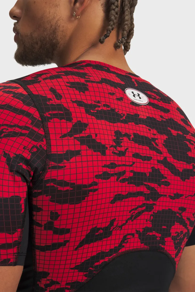 Futbolka/UA HG Printed SS-BLK 3