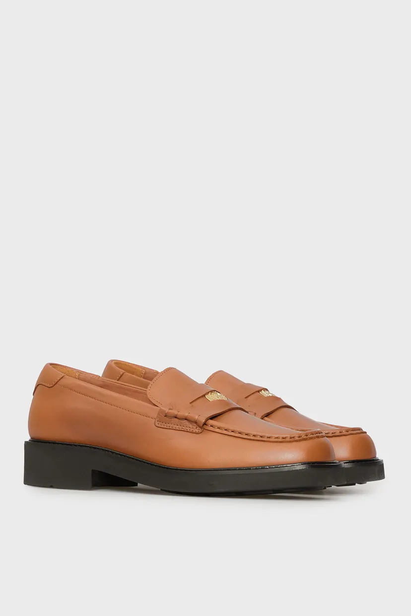 Loferlar CREST SQUARISH TOE PENNY LOAFER 3