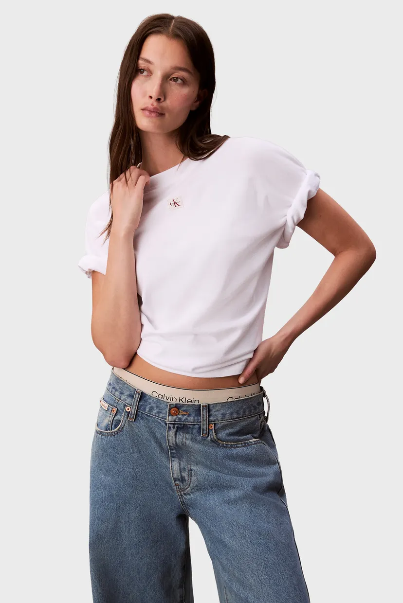 Futbolka SS WOVEN LABEL OVERSIZED TEE 5