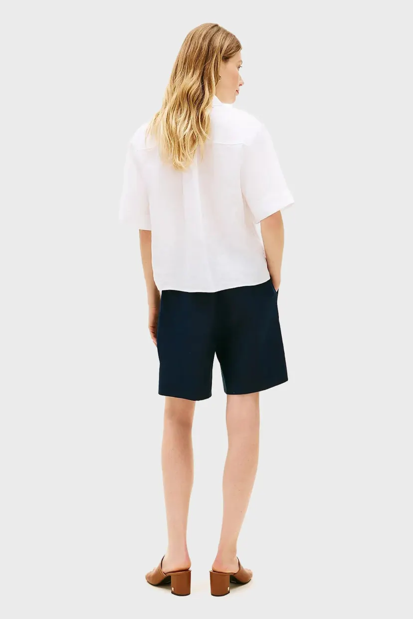 Рубашка с коротким рукавом/ESS LINEN SS SHIRT 3