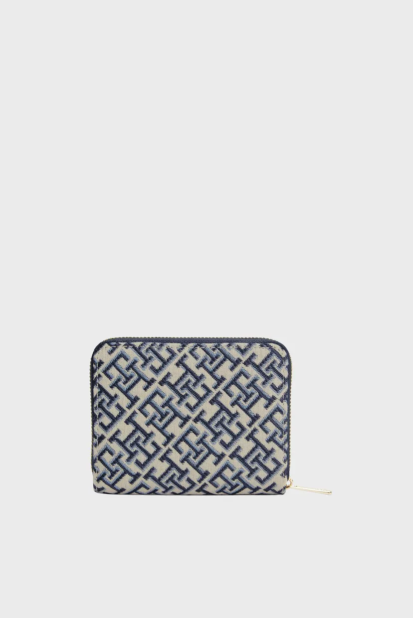 Кошелек TH ICON MED ZA W  FLAP JACQUARD 3