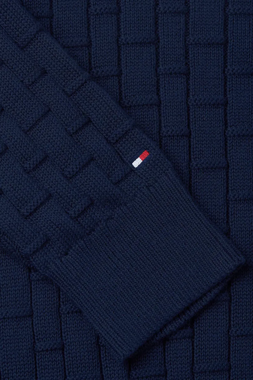 Свитер/MOCK CABLE CREW NECK 5