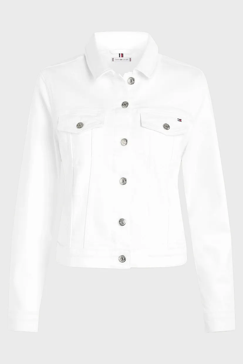 Куртка джинсовая DNM SLIM JACKET WHITE 5