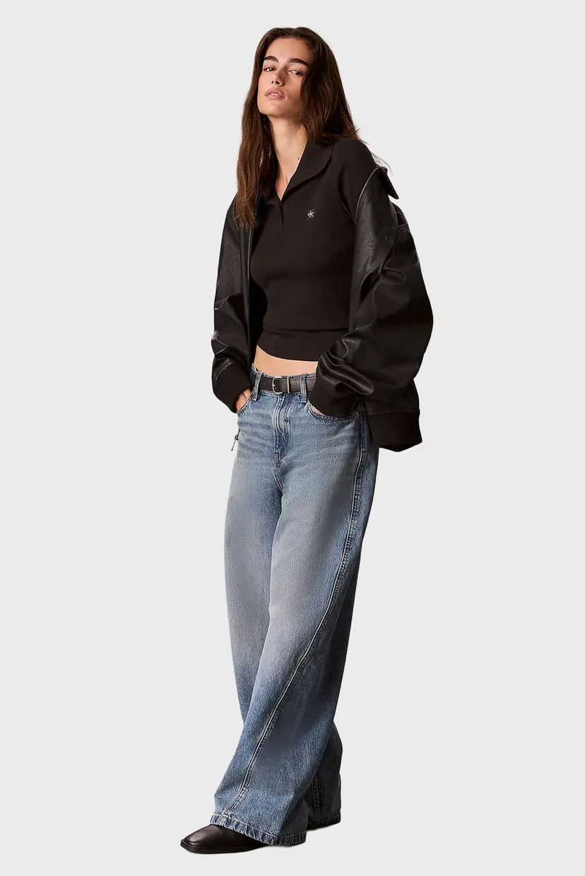 Лонгслив/LS WVN LABEL TNECK HENLEY 3