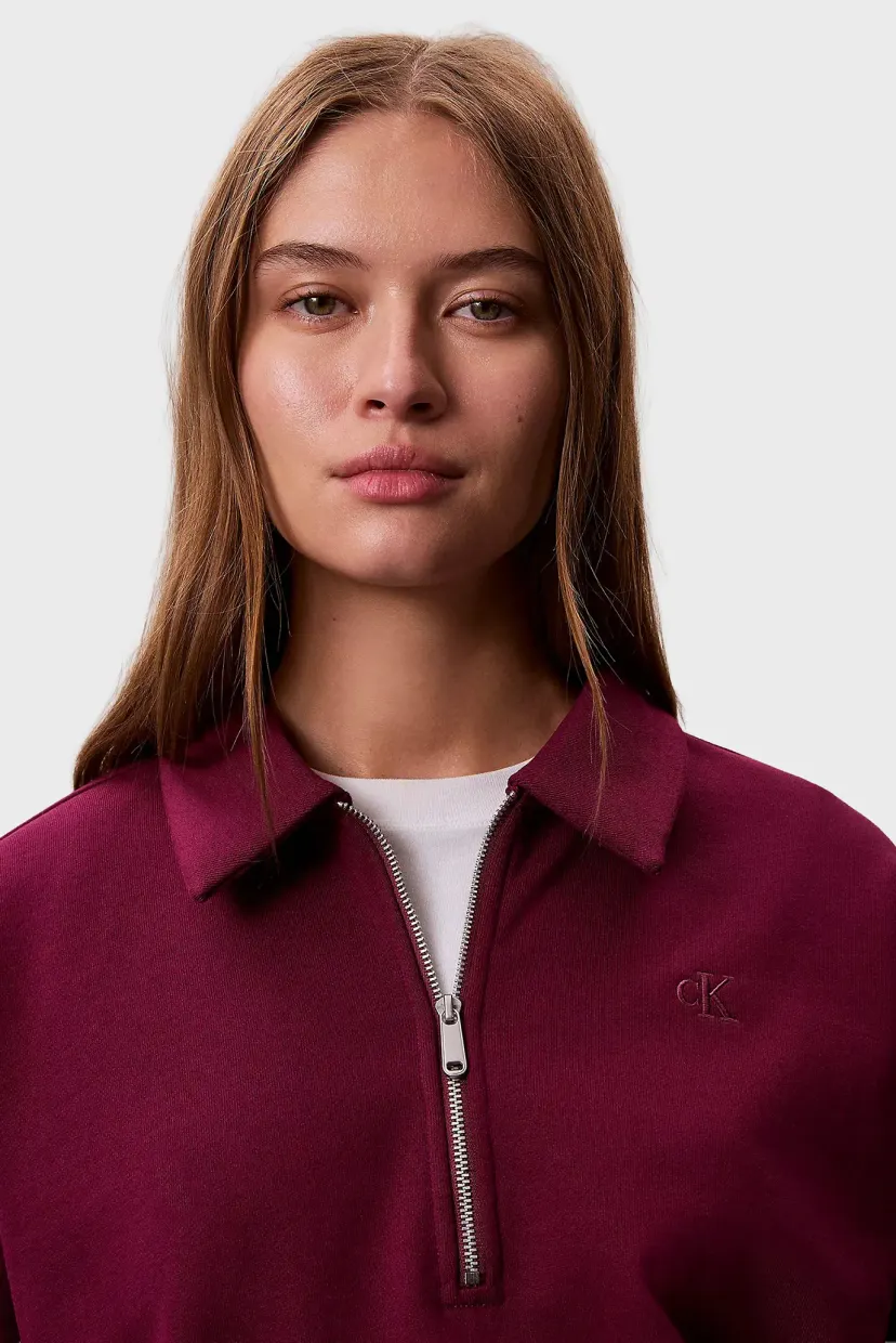 Реглан/LS ARCHIVE TERRY 1/4 ZIP POLO SW 5