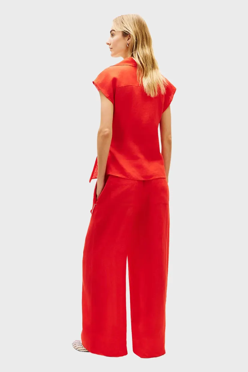 Yengi kalta ko'ylak/LINEN KNOT NS TOP 3
