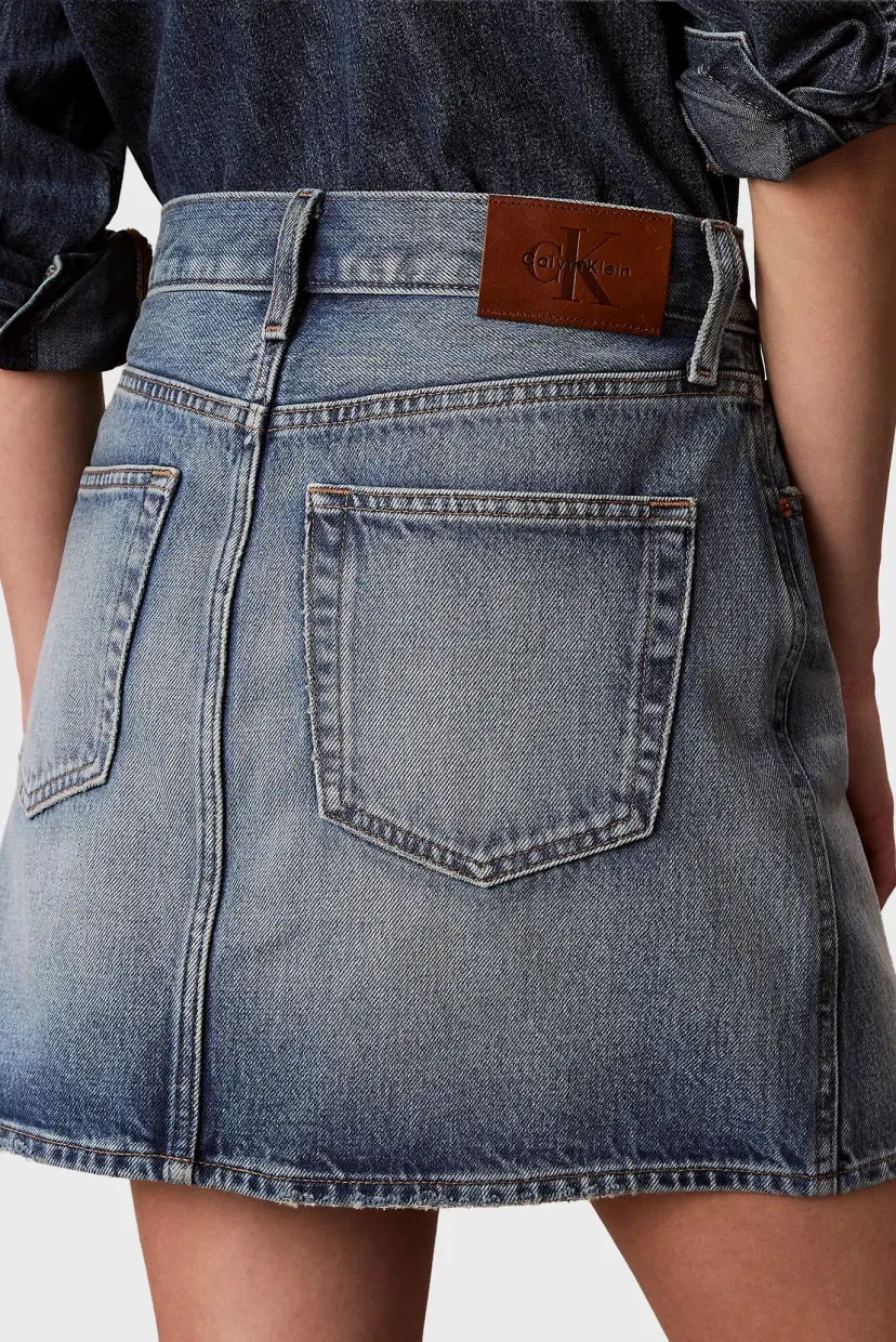 Юбка/90S MINI SKIRT BASSET BLUE 6