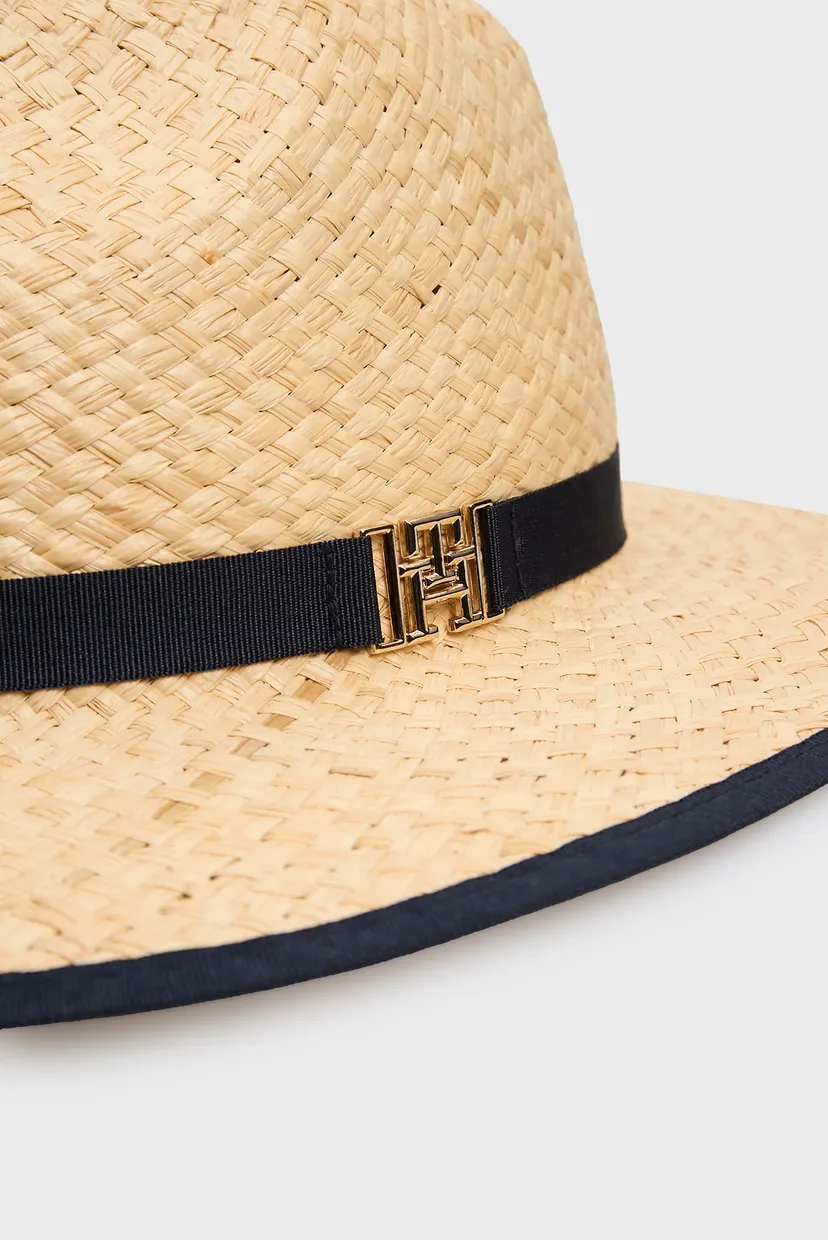 Шляпа BEACH SUMMER STRAW FEDORA HAT 4
