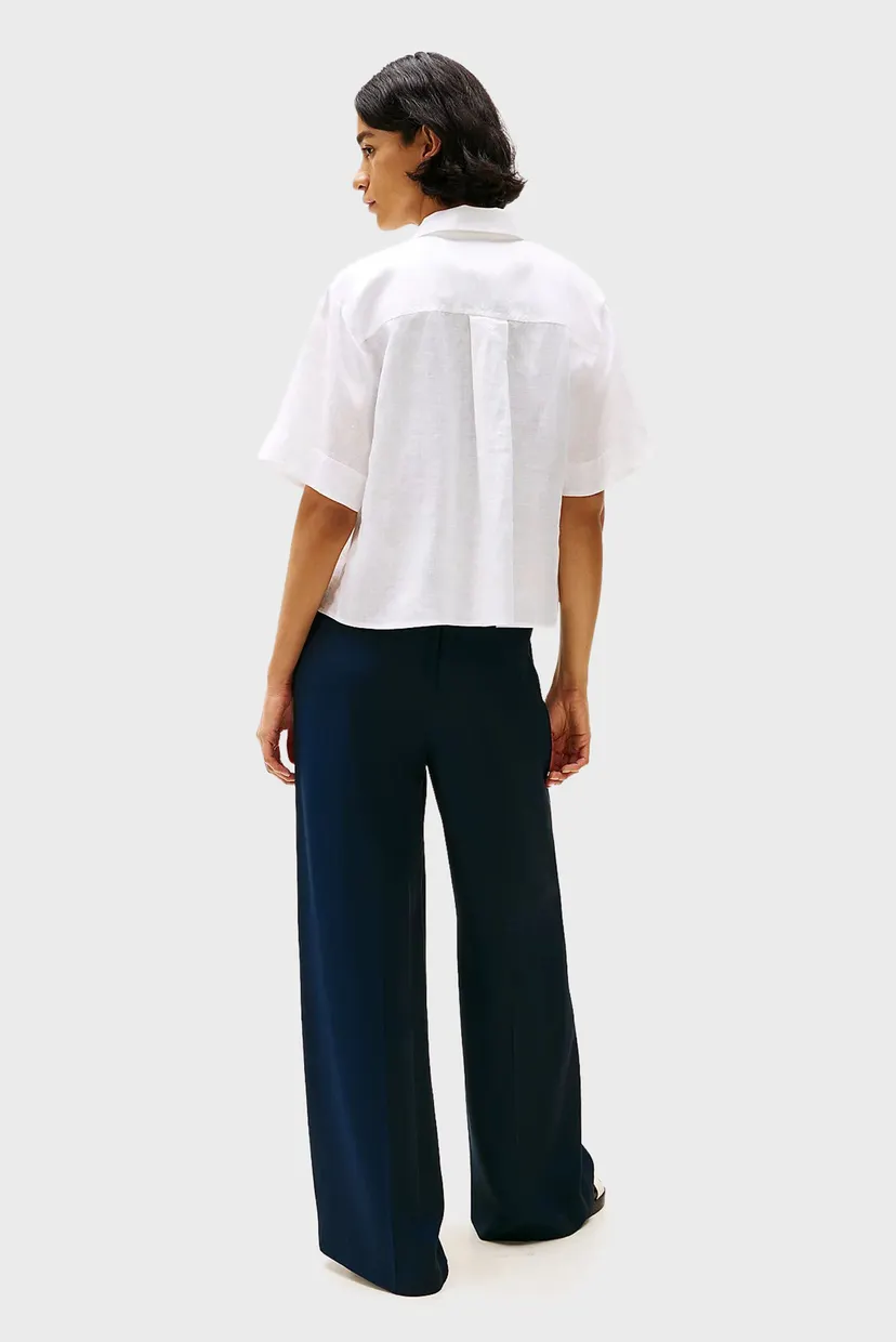 Yengi kalta ko'ylak ESS LINEN RELAXED S S SHIRT 3