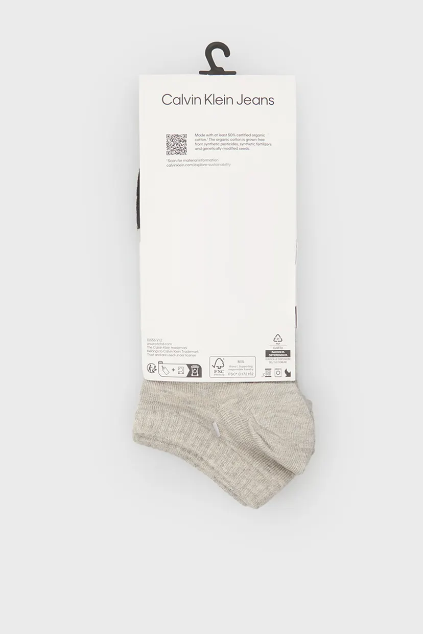 Носки/CKJ WOMEN SNEAKER 2P MONOGRAM 3