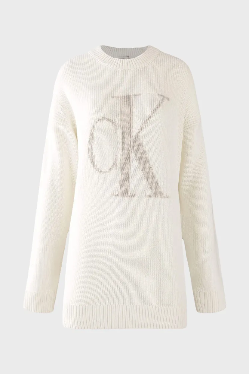 Sviter CK INTARSIA HIGH NECK SWEATER 5